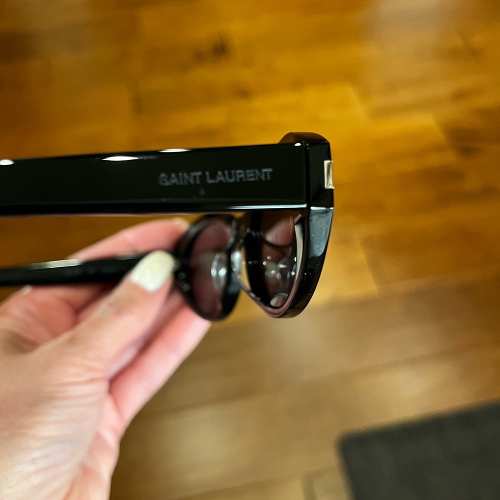 SAINT LAURENT Oval acetate sunglasses excellent like new condition - Picture 5 of 10